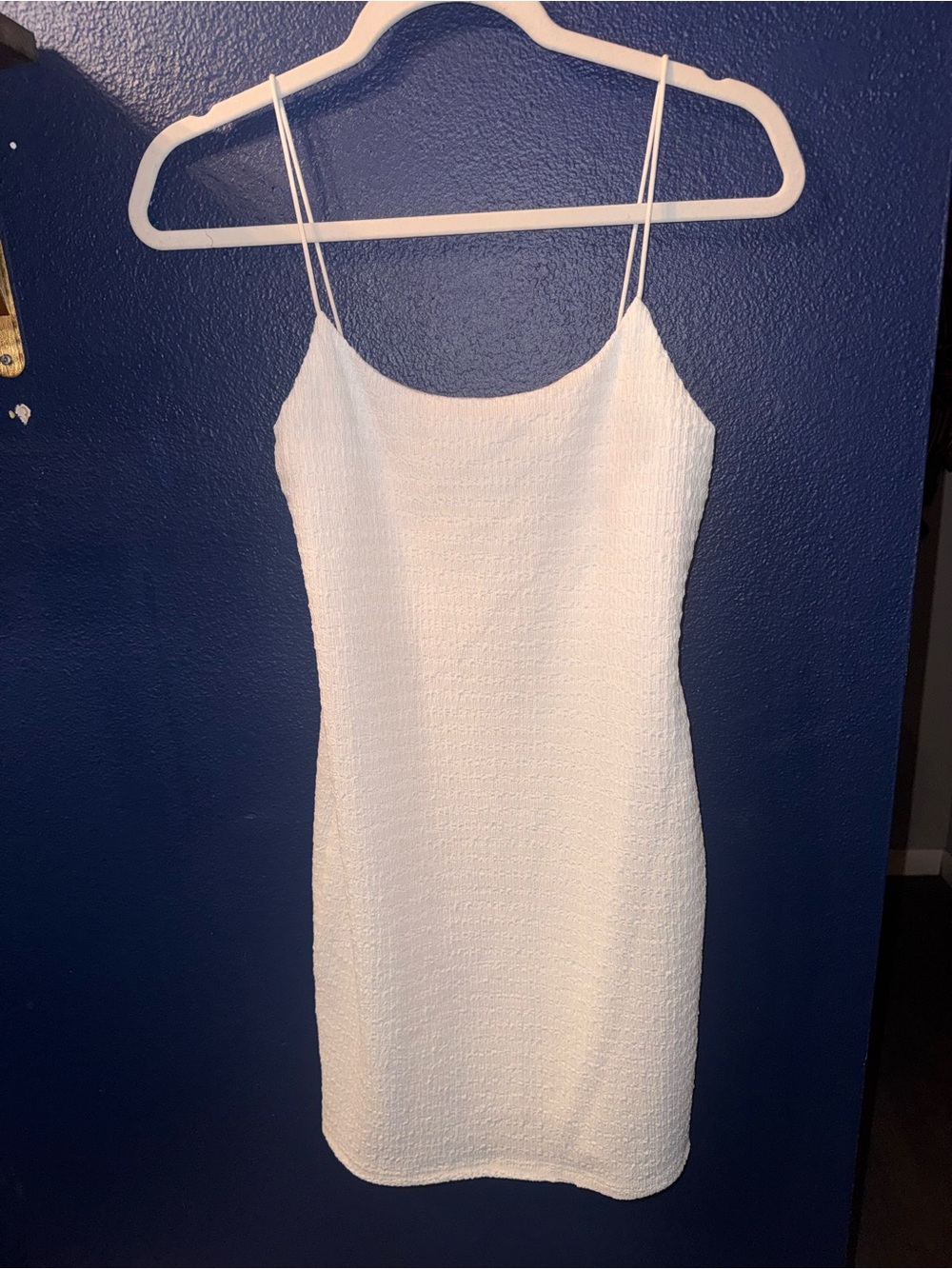 HYFVE White Spaghetti Strap Mini Dress